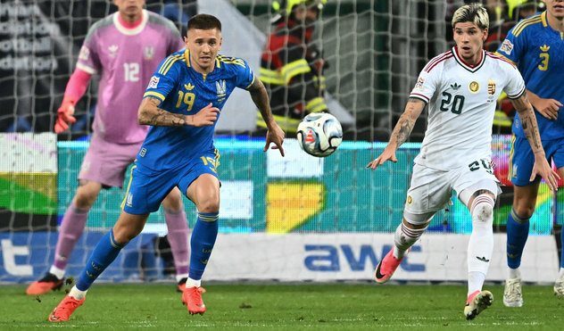 Футбол24: оцінки гравців України після поразки від Угорщини